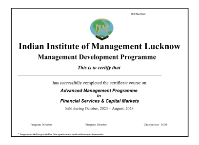 IIML Certificate