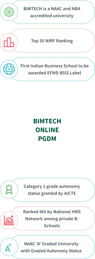 Bimtech Online PGDM Program