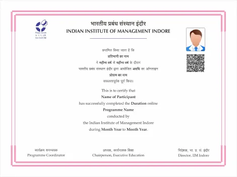 Postgraduate Certificate Programme for Emerging CFOs Certificate